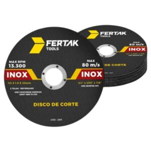 Disco de Corte Fino Metal 4.1/2x1,0x115mm Fertak 2811
