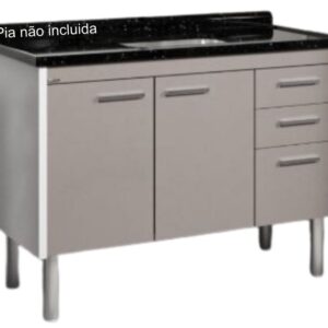Armário Valenza p/ pia de cozinha 1,20x0,51M Rorato
