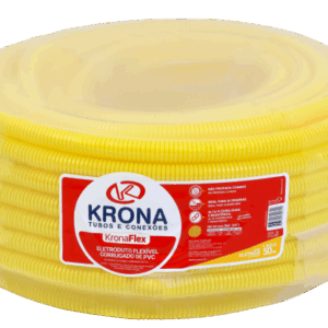 Eletroduto Corrugado flexível 25mm rolo 50M Krona