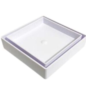 Ralo invisível 10x10 Branco RF Max