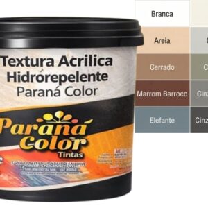Textura Acrílica 25kg hidrorepelente Paraná Color